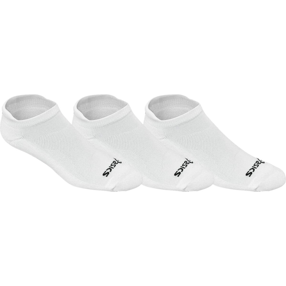 ASICS Men's Cushion Low Cut (3 Pack)  White  X-Large