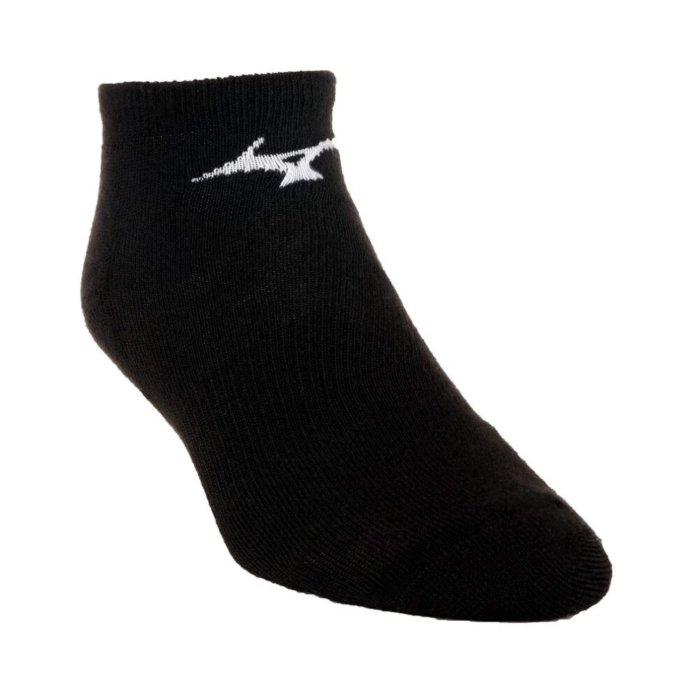 Mizuno Men's Vital Low Sock 3-Pack  Black  Large