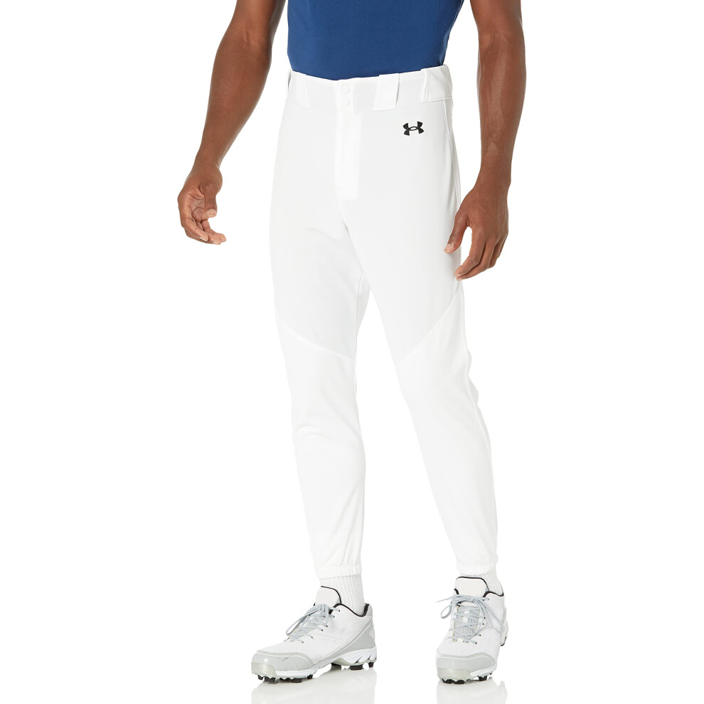 Under Armour Men's Utility Baseball Pant Closed 22  (100) White / / Bl