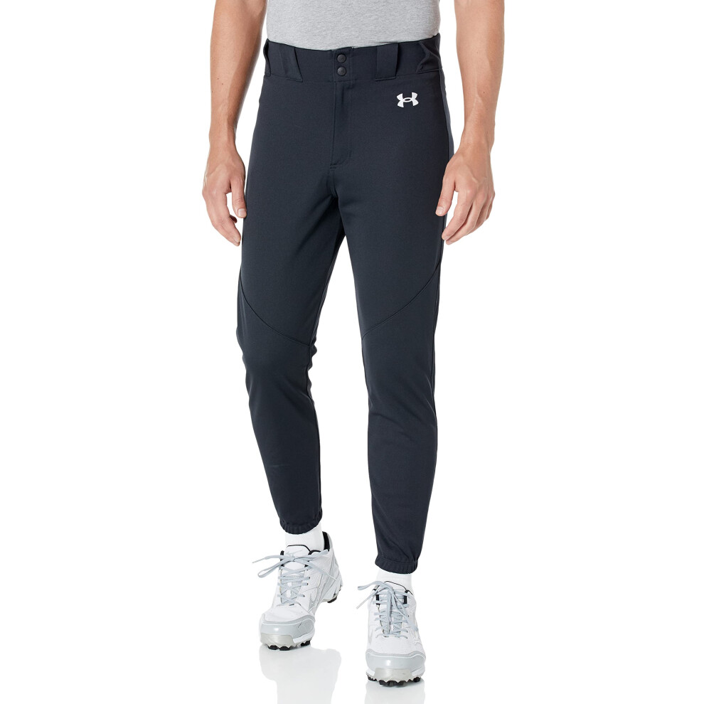 Under Armour Men's Utility Baseball Pant Closed 22  (001) Black / / Wh