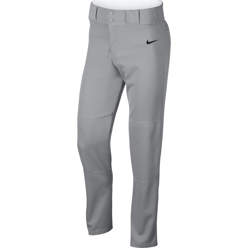 NIKE Men's Core Baseball Pants  Wolf Grey/Black  Small