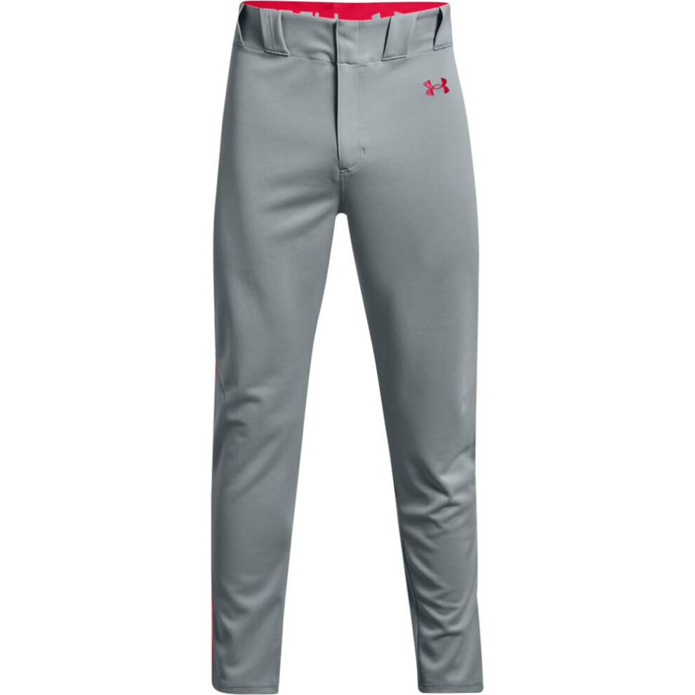 Under Armour Men's Gameday Vanish Pipe Pants  Baseball Gray (083)/Red