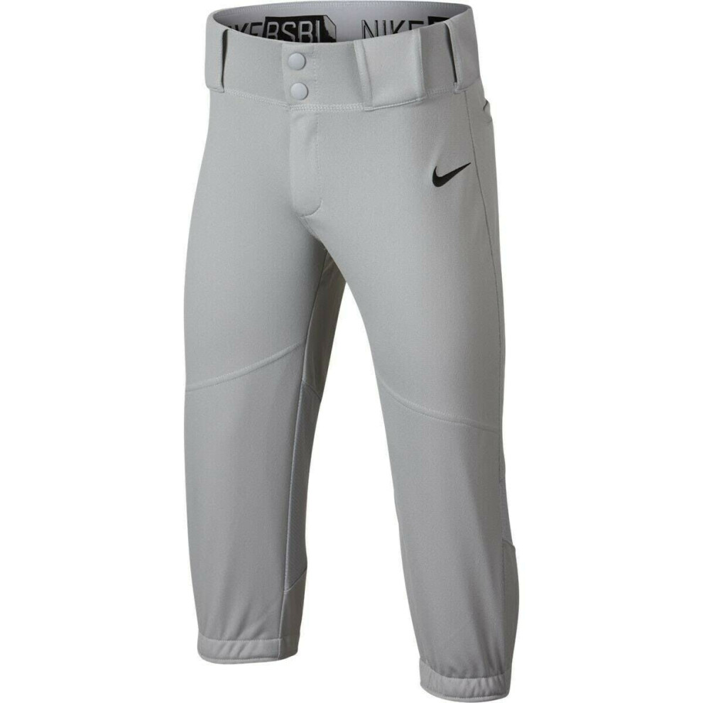 Nike Mens Vapor Pro Knicker High Baseball Pants  Gray/Black  XL