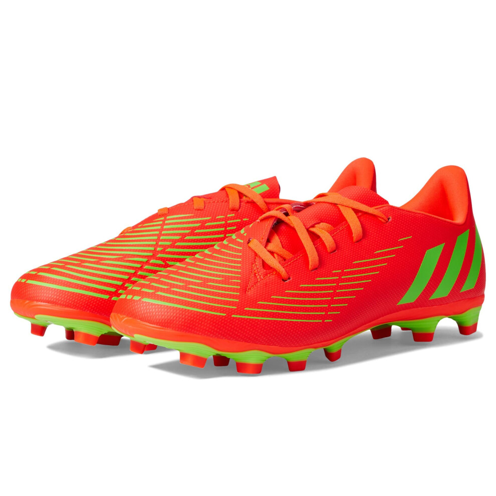 adidas Unisex Edge.4 Predator Flexible Ground Soccer Shoe  Solar Red/S