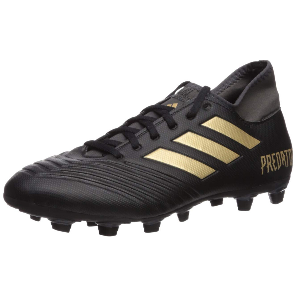 adidas Predator 19.4 S Firm Ground Soccer Shoe (mens) Black/Gold Metal