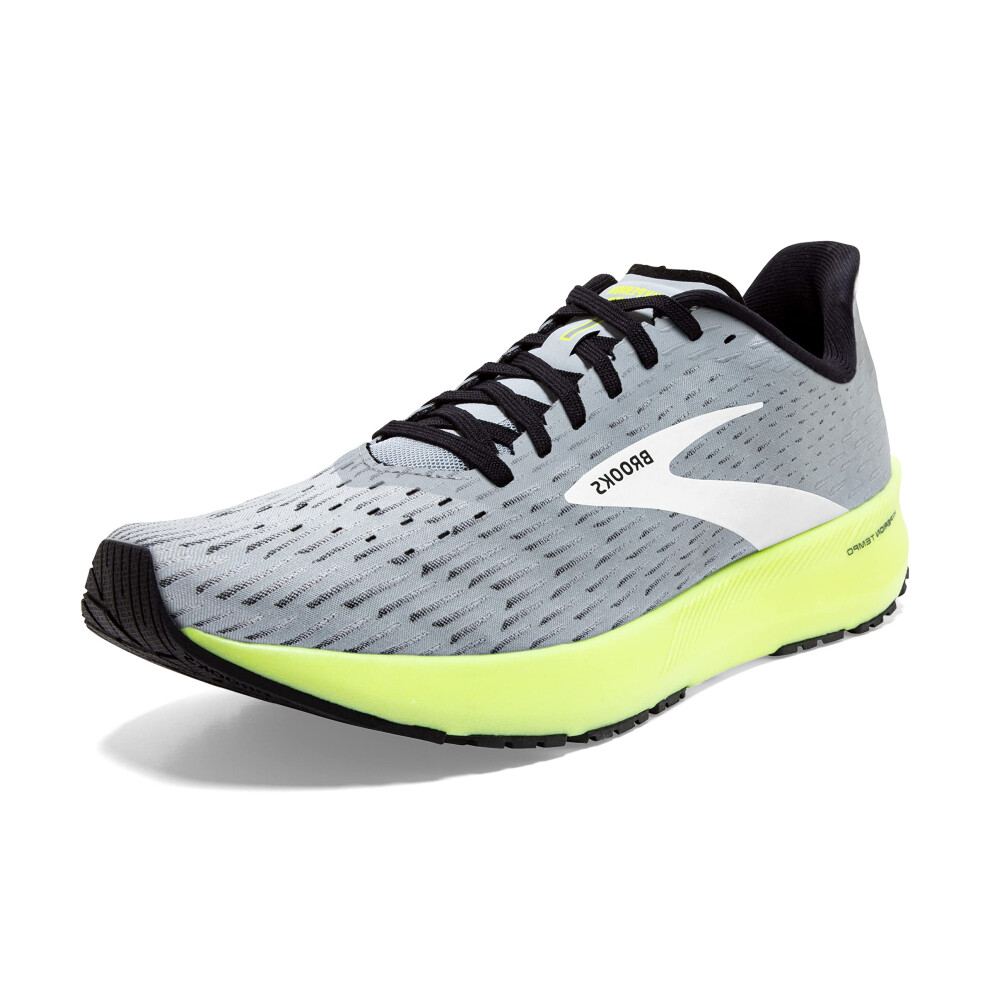 Brooks Men's Hyperion Tempo Road Running Shoe - Grey/Black/Nightlife -