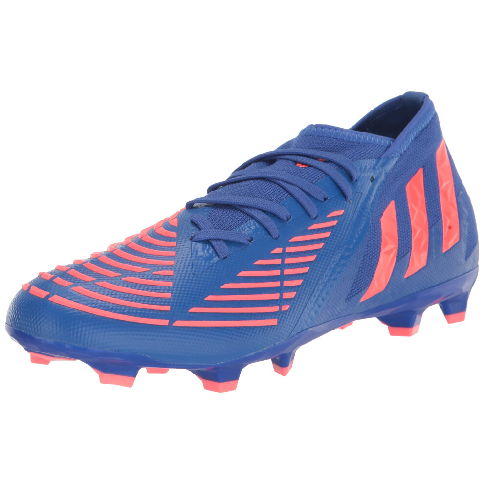 adidas Unisex Predator Edge.2 Firm Ground Soccer Shoe  Hi-Res Blue/Tur