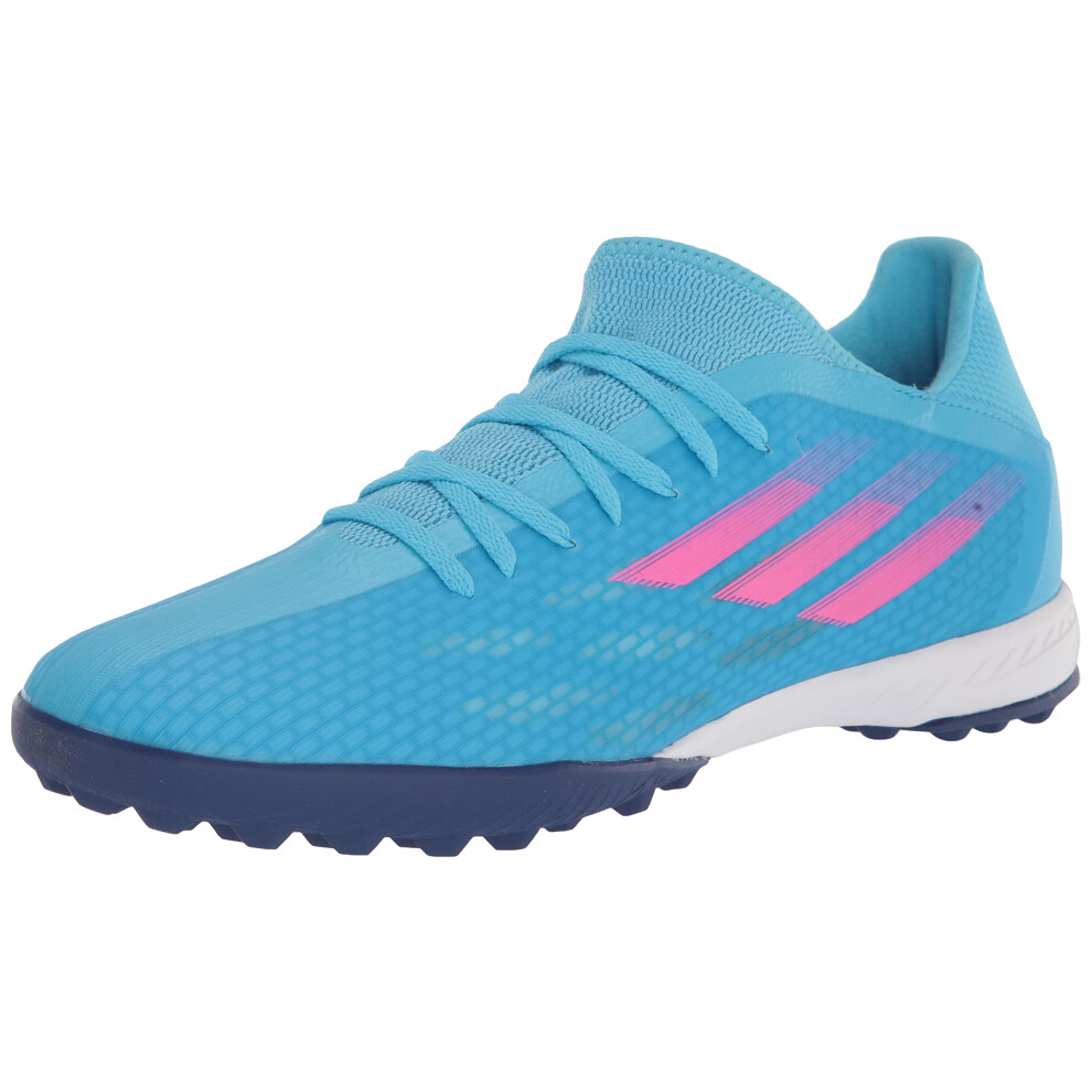 adidas Unisex X Speedflow.3 Turf Soccer Shoe  Sky Rush/Team Shock Pink