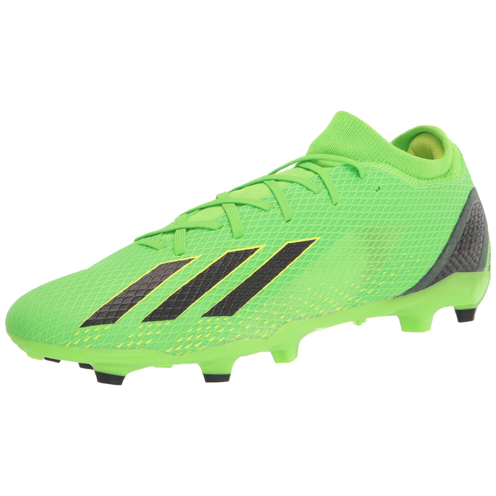 adidas Unisex X Speedportal.3 Firm Ground Soccer Shoe  Solar Green/Sol