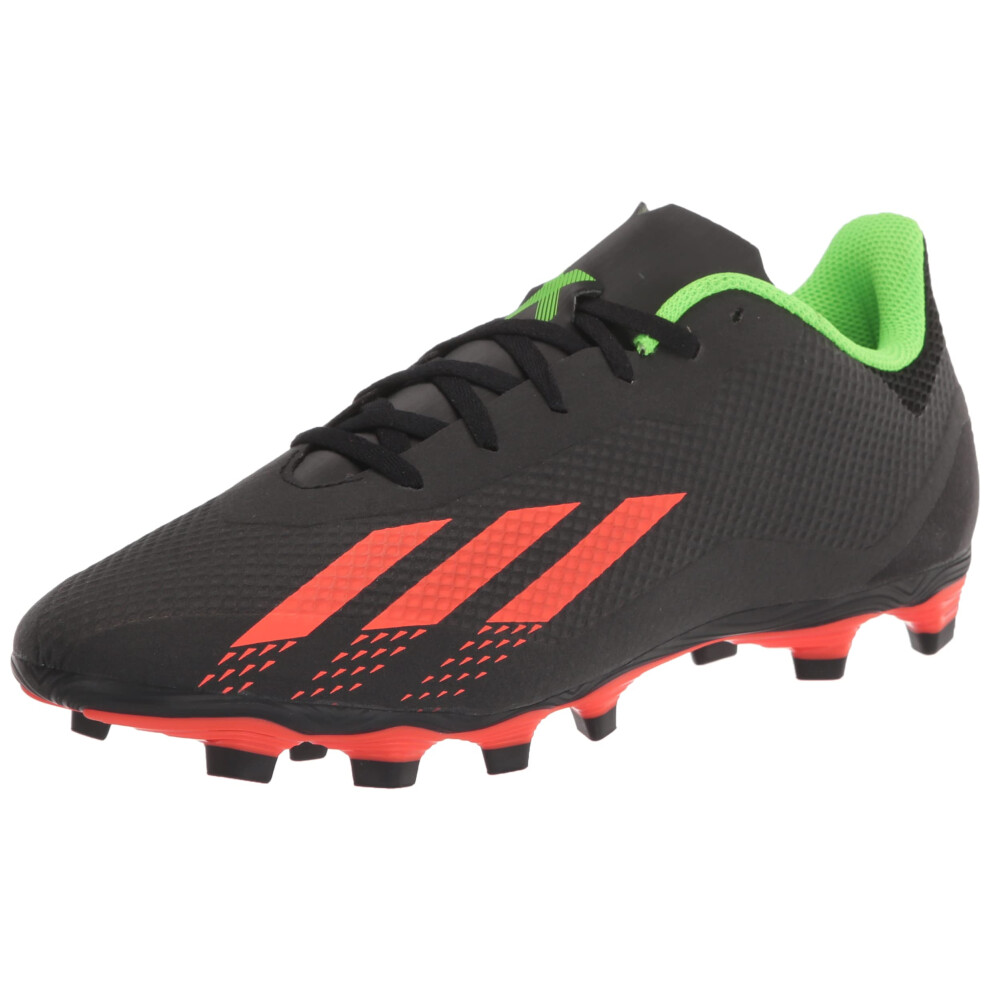 adidas Unisex X Speedportal.4 Flexible Ground Soccer Shoe  Black/Solar