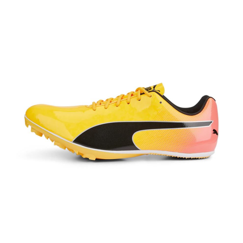 PUMA Men's EVOSPEED SPRINT 14 Track and Field Shoe  Sun Stream-Sunset