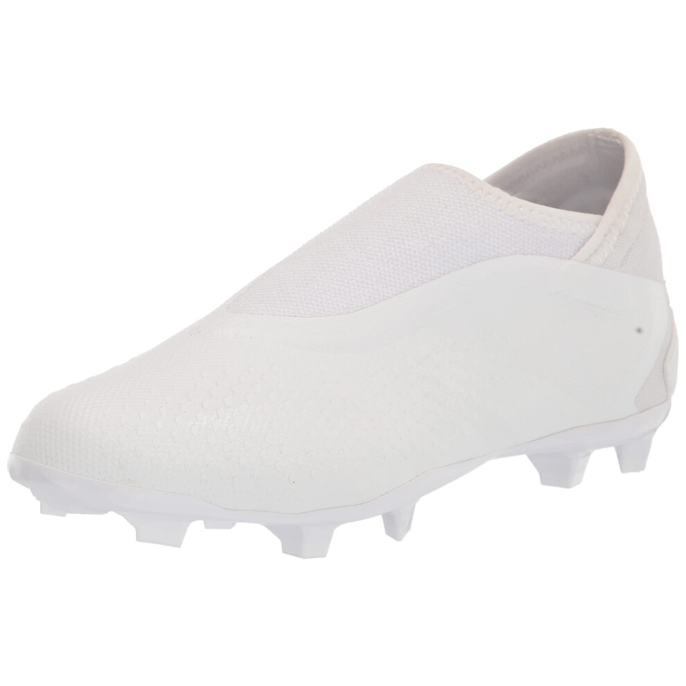 adidas Unisex Predator Accuracy.3 Firm Ground Soccer Shoe  White/White