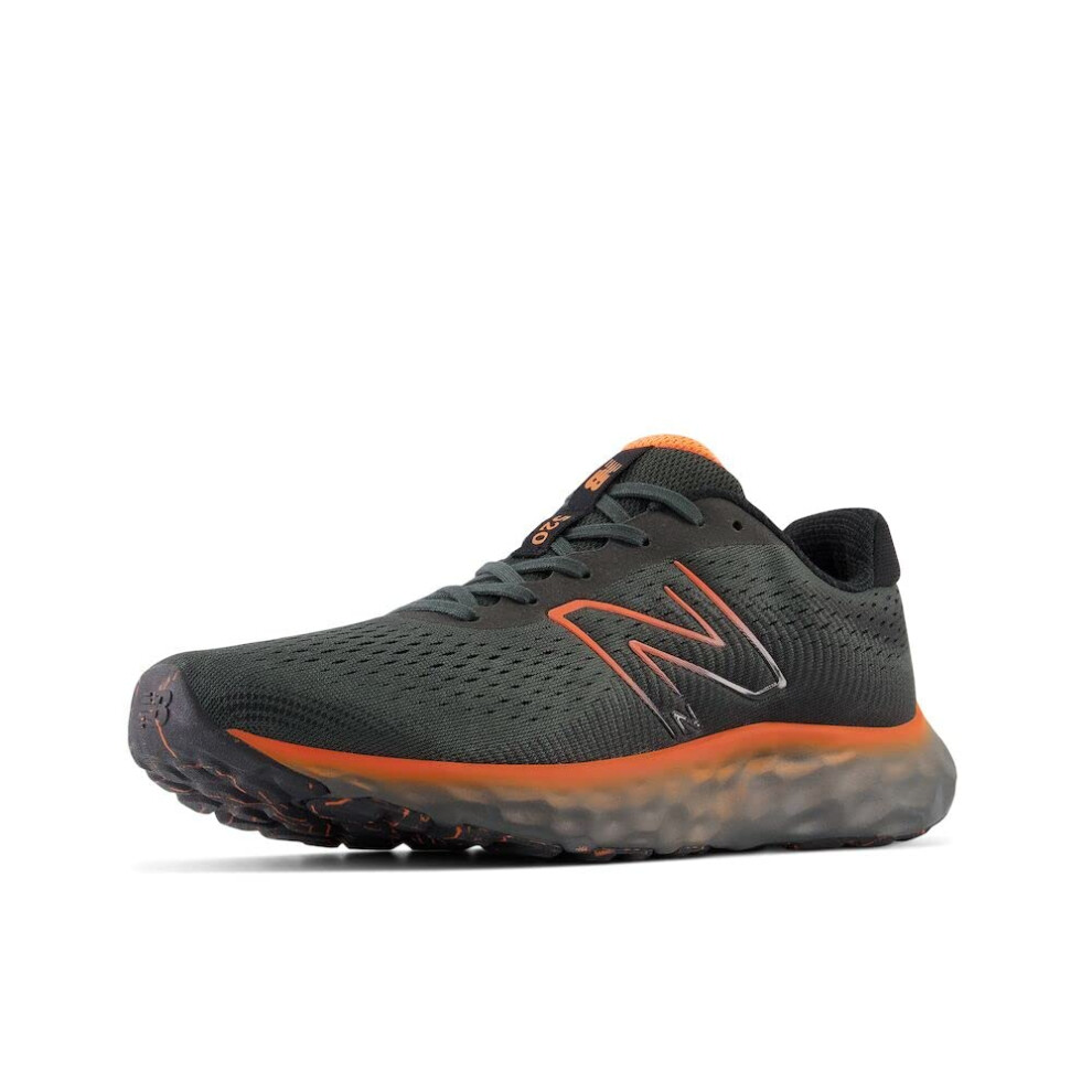 New Balance Men's 520 V8 Running Shoe  Black/Hot Marigold  9 X-Wide