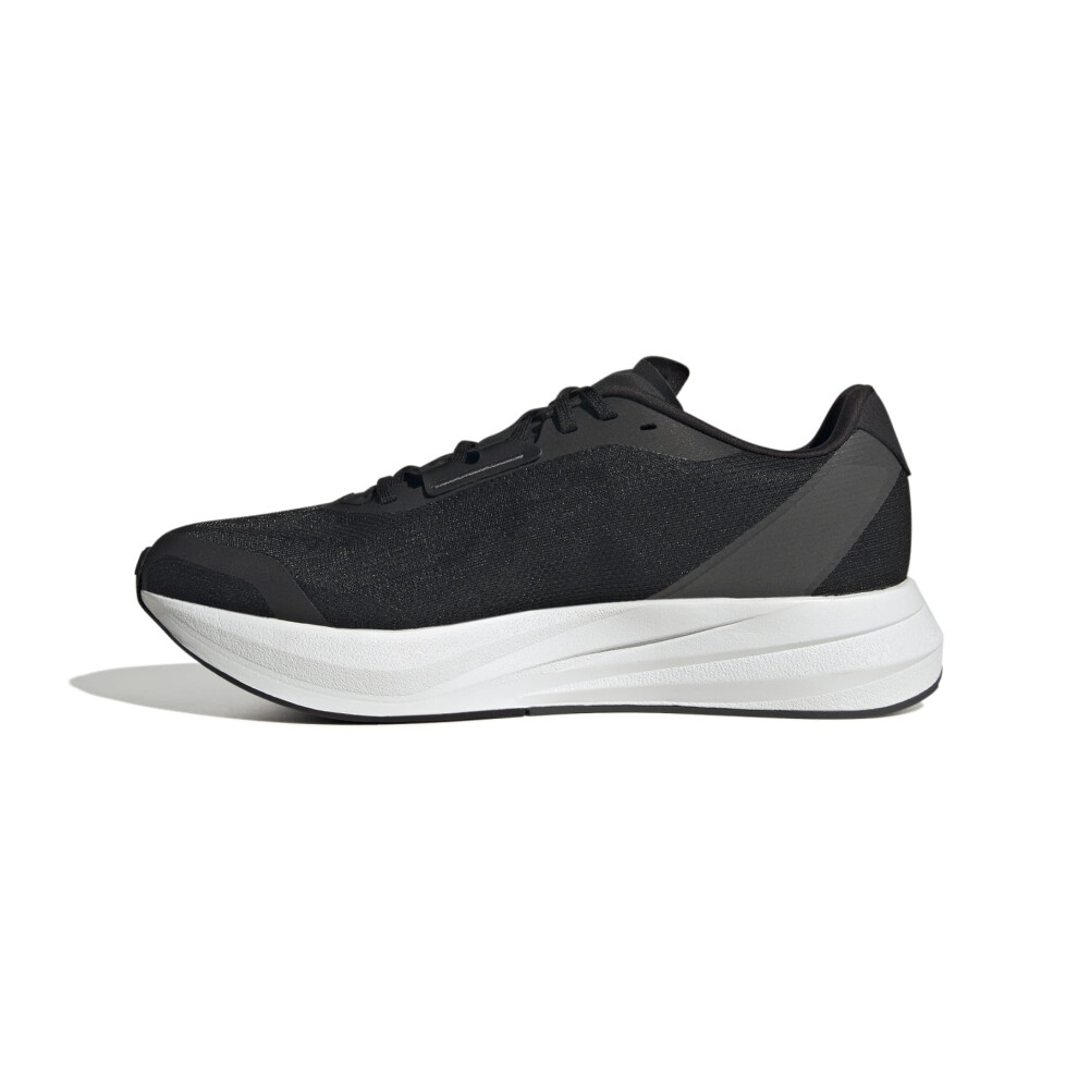 adidas Men's Duramo Speed Running Sneaker  Black/White/Carbon  9