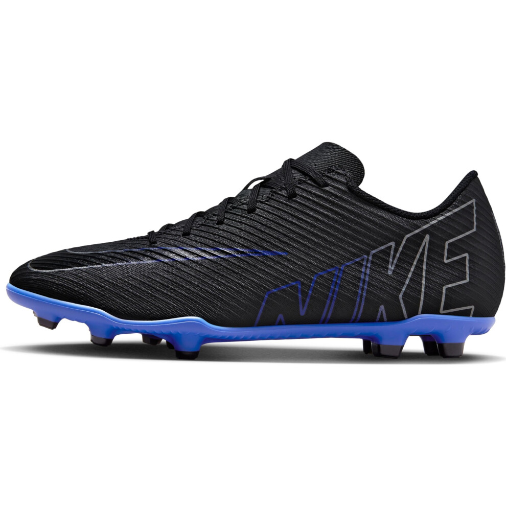 NIKE Men's Soccer Low  Black Chrome Hyper Royal  8