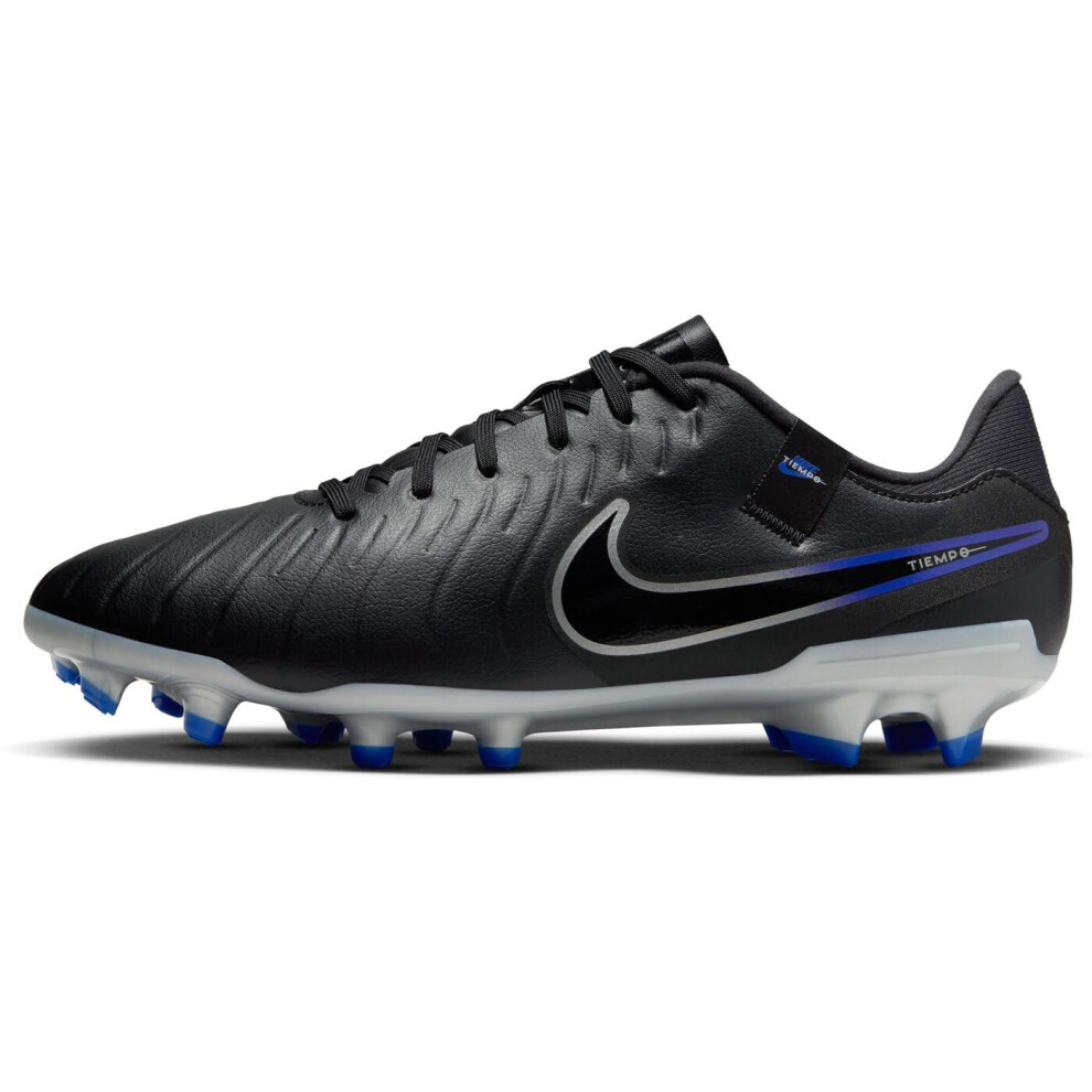 NIKE Men's Football Shoe  Black Chrome Hyper Royal  7.5