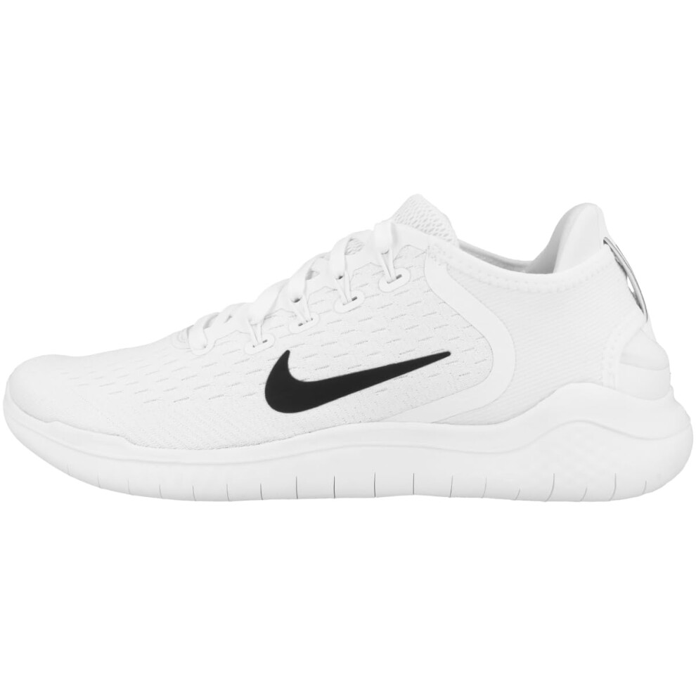 Nike Mens Free Rn 2018 Running Shoe  White/White  11