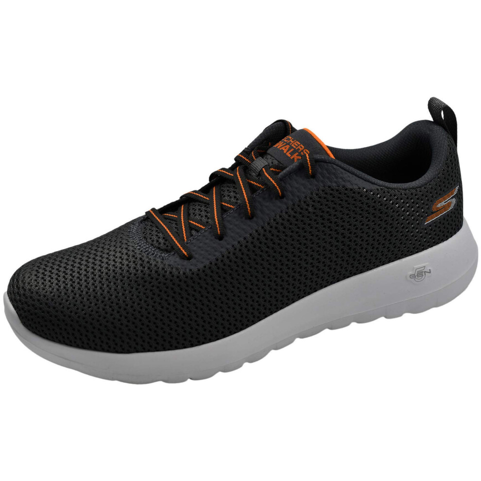 Skechers Men's Go Walk Max-54601 Sneaker  Charcoal/Orange  9