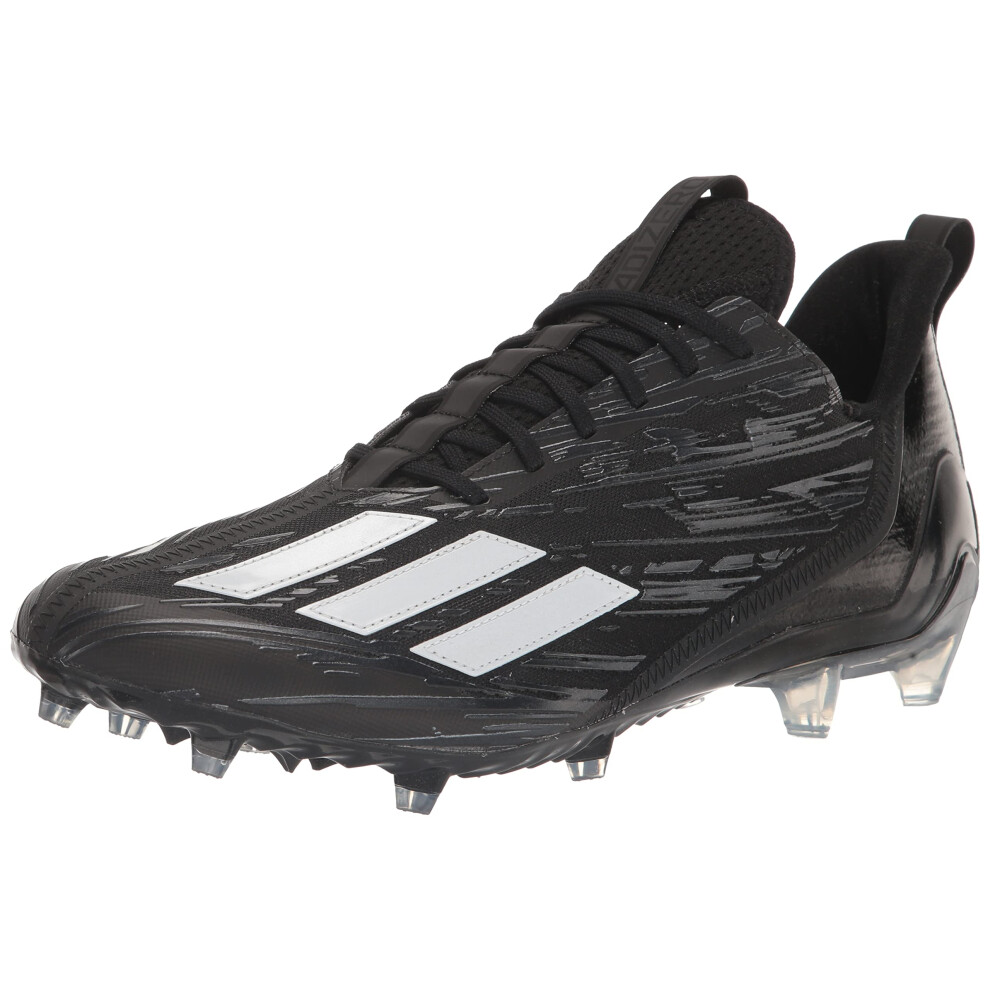 adidas Men's Adizero Football Shoe  Black/White/Black  9