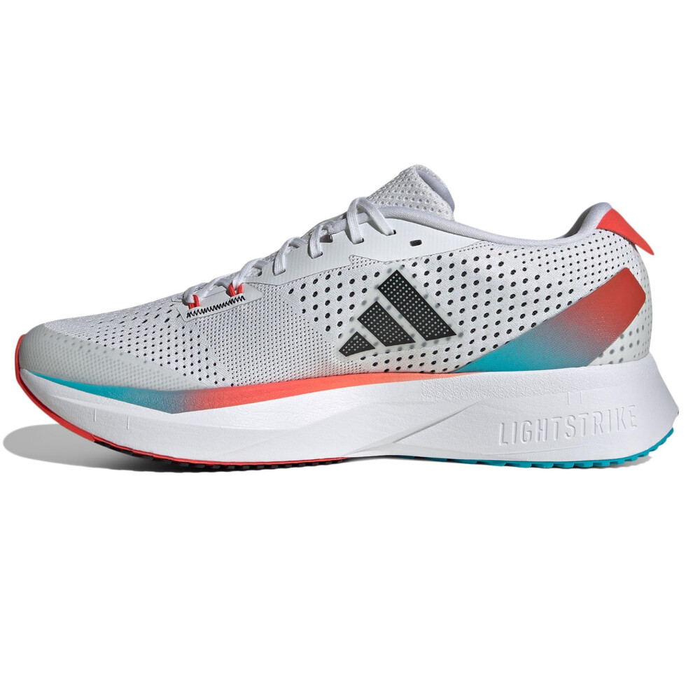 adidas Adizero Sl White/Black/Bright Red 10.5 D (M)