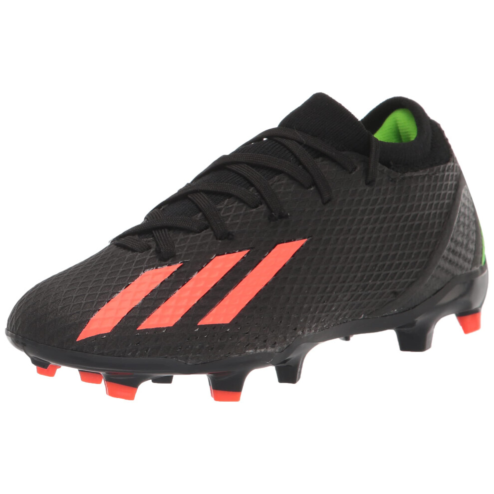 adidas Unisex X Speedportal.3 Firm Ground Soccer Shoe  Black/Solar Red