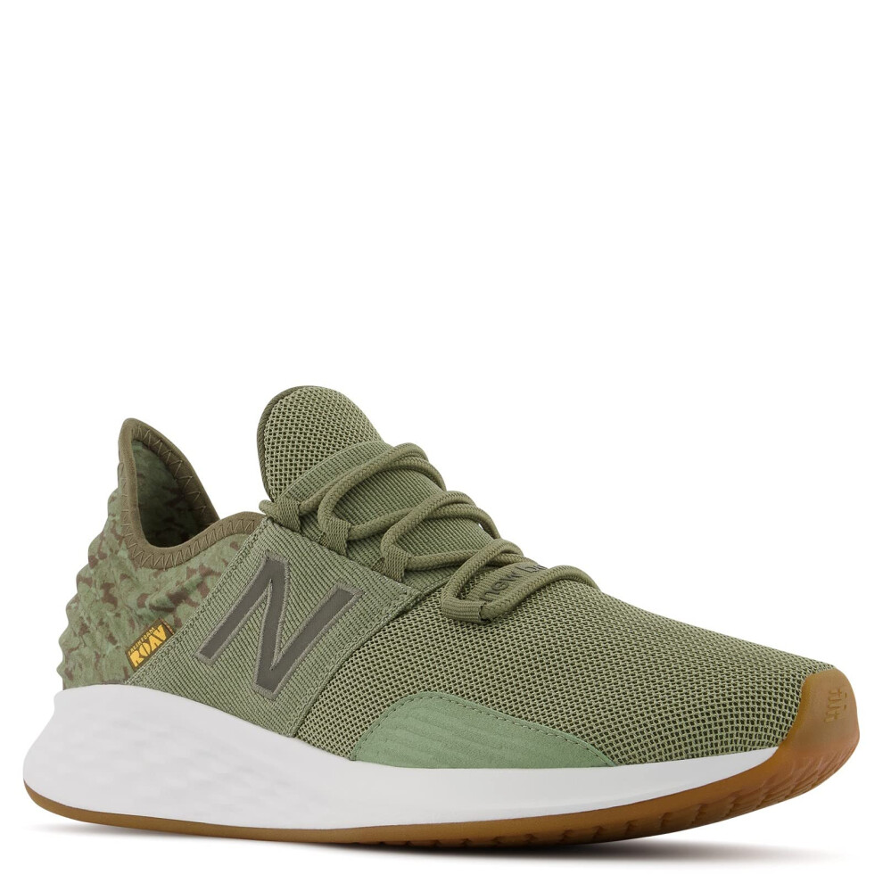 New Balance Men's Fresh Foam Roav V1 Running Shoe  Olive/Green  8