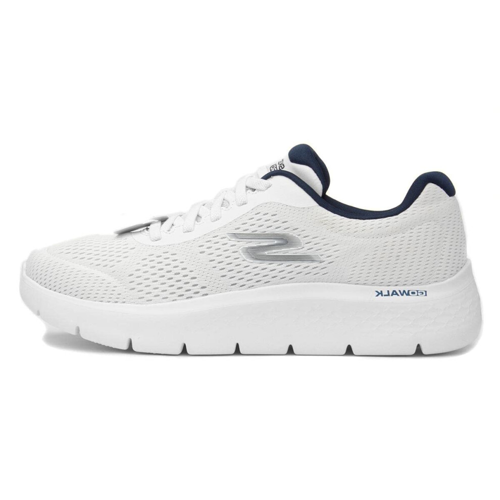 Skechers Men's Go Walk Flex-Remark Sneaker  White/Navy  8.5