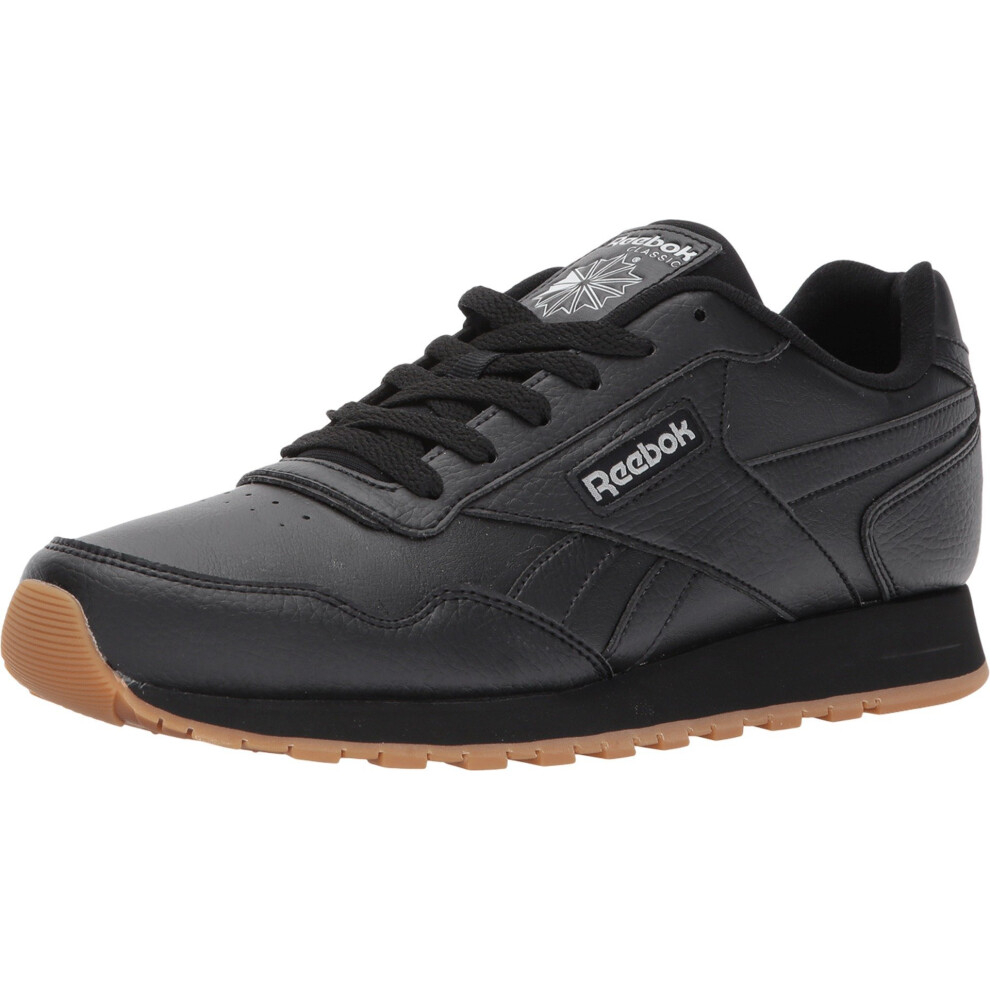 Reebok Men's Classic Harman Run Sneaker  Black/Gum  5