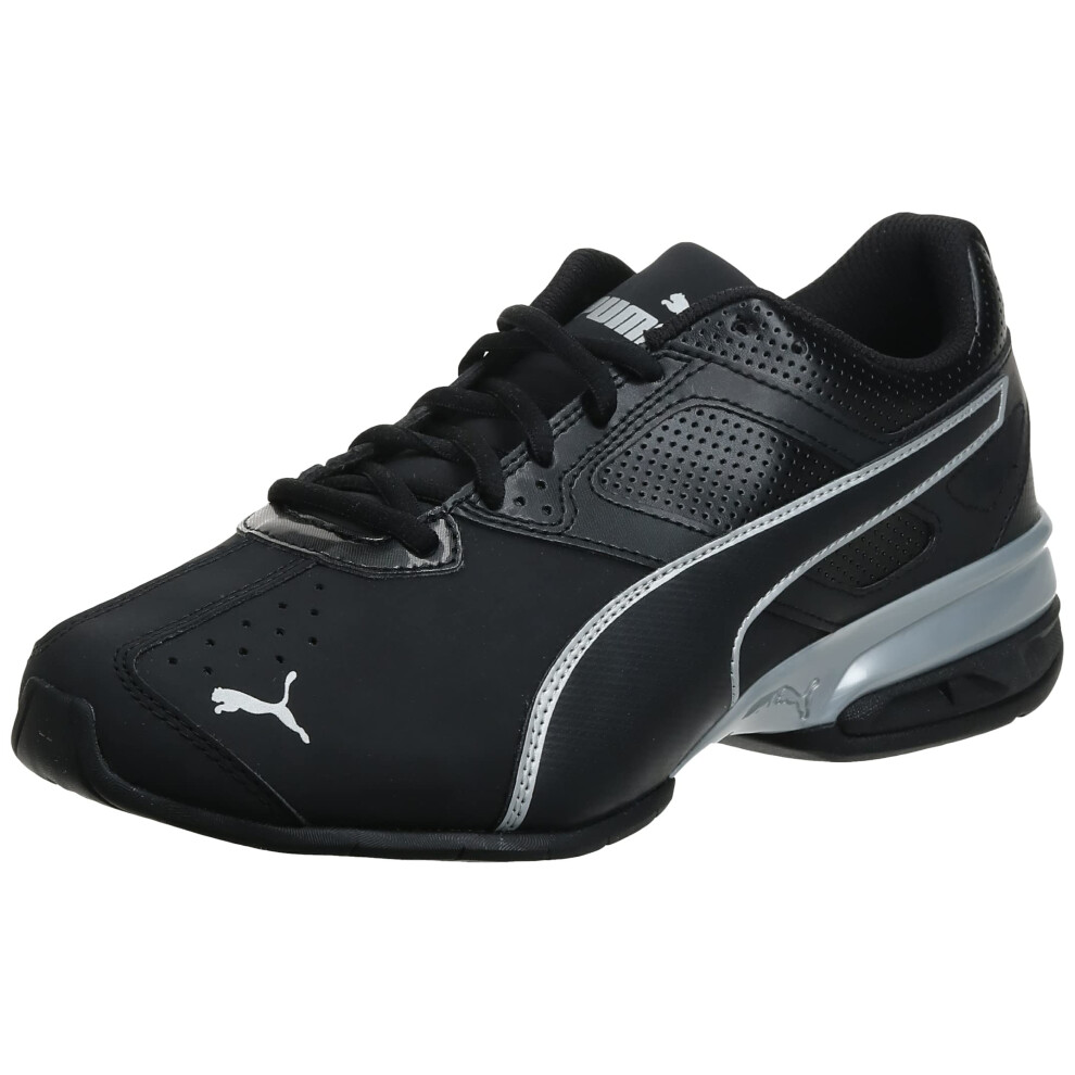 PUMA Men's TAZON 6 FM Cross Training Sneaker  Puma Black-Puma Silver