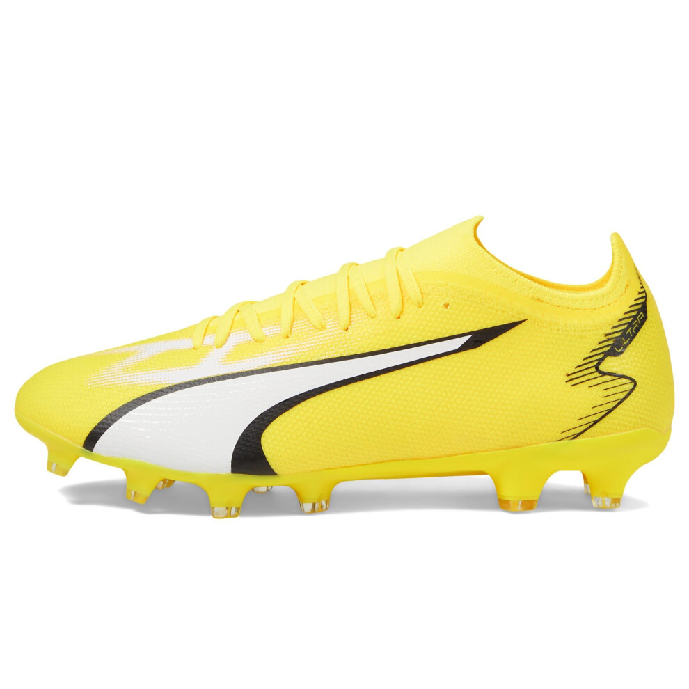 PUMA Ultra Match Firm Ground/Artificial Ground Yellow Blaze/Puma White