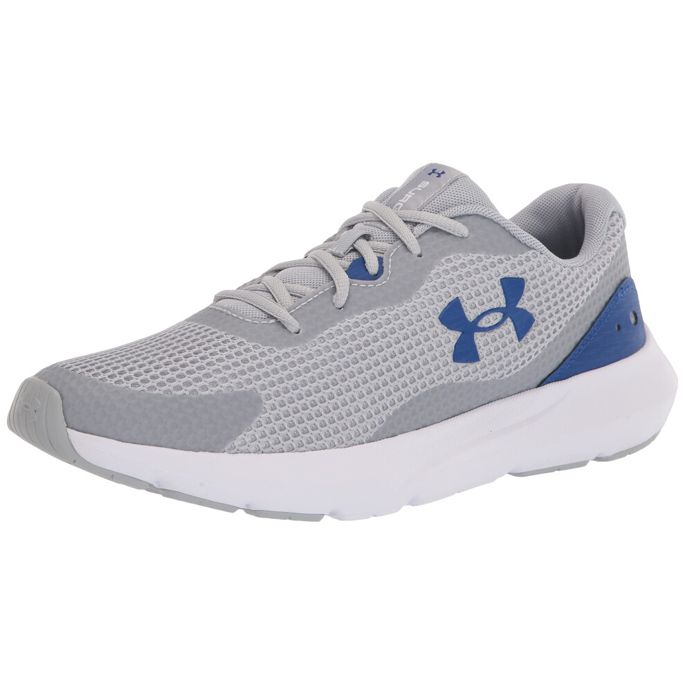 Under Armour Men's Surge 3  Mod Gray/Royal Blue  10 Medium US