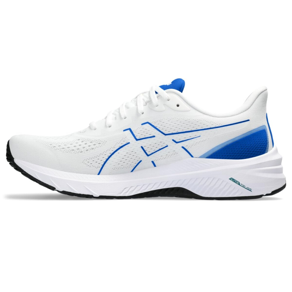 ASICS Men's GT-1000 12 Running Shoes  8  White/Illusion Blue