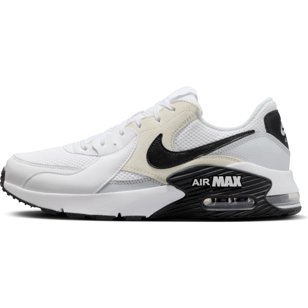 NIKE Air Max Excee Mens FN7304-100 (White/Black-Pure Platinum)  Size 7