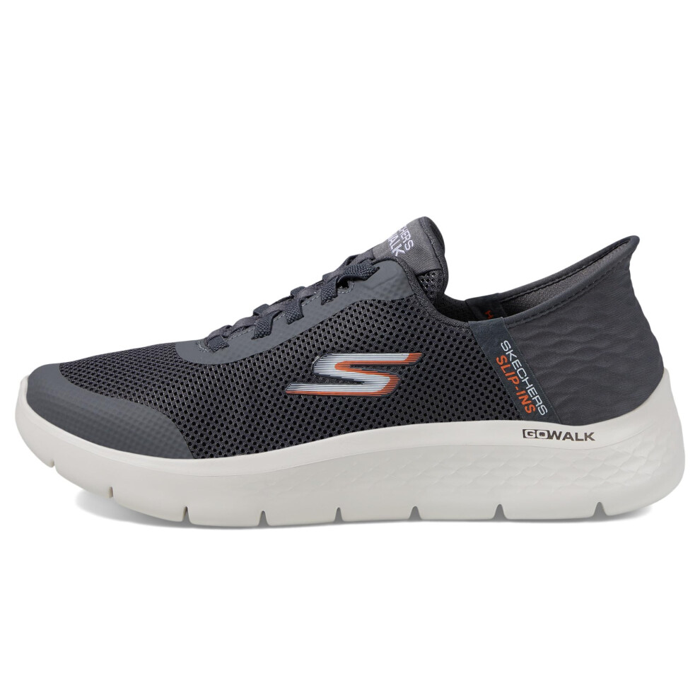 Skechers Men's Free Slip-Ins Go Walk Flex-Hands Up Sneaker  Gray  8.5