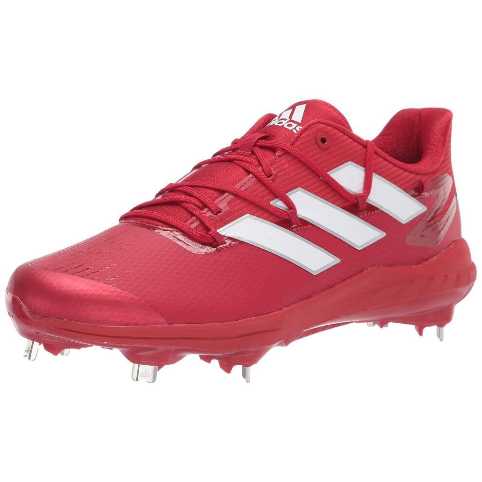 adidas Men's Adizero Afterburner 8 Baseball Shoe  Team Power Red/White