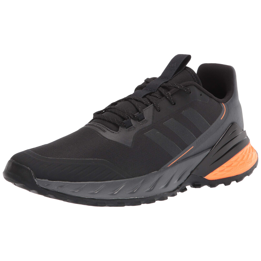 adidas mens Response Trail 2.0 Black/Black/Grey 7.5 M US