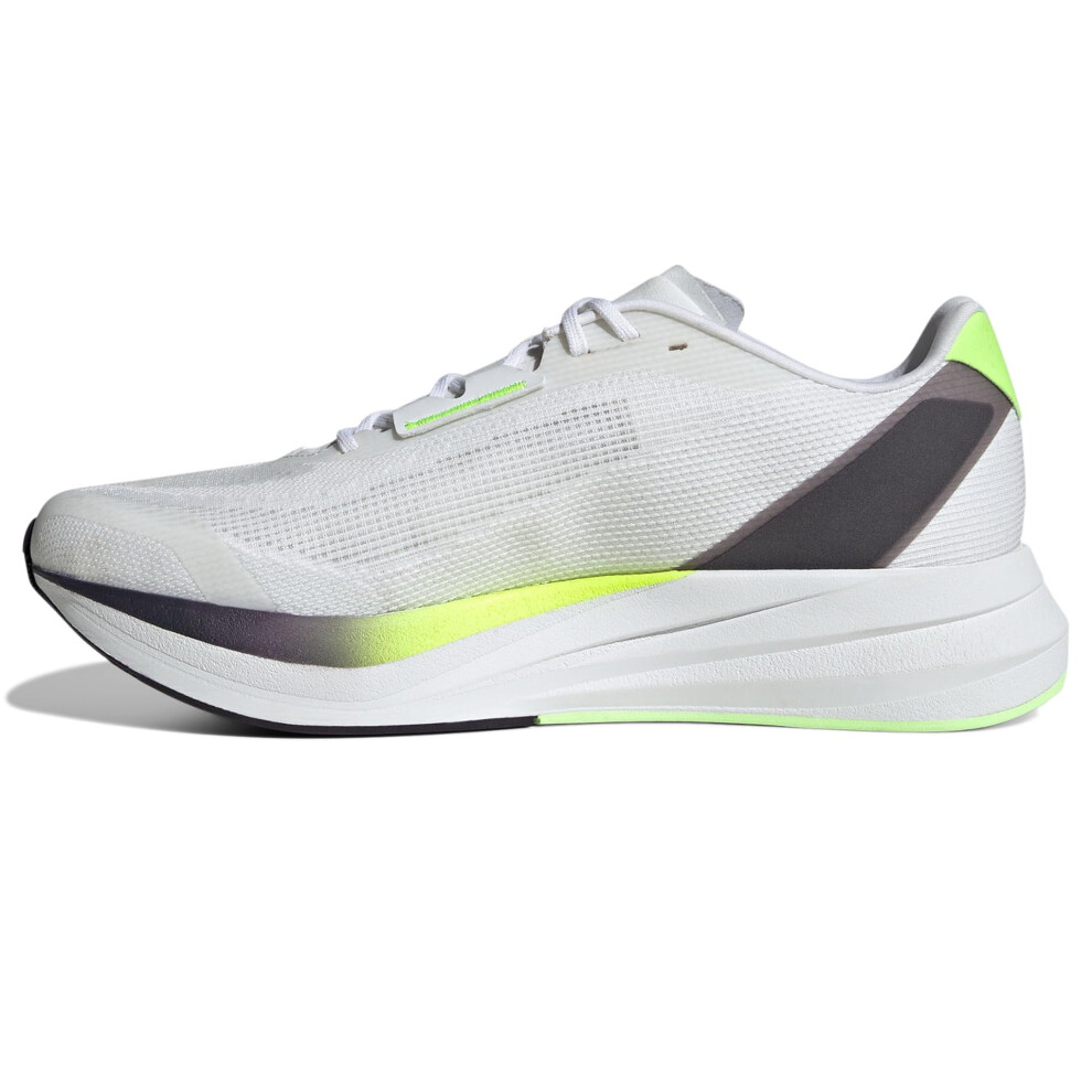 adidas Men's Duramo Speed Sneaker  White/Black/Aurora Black  12