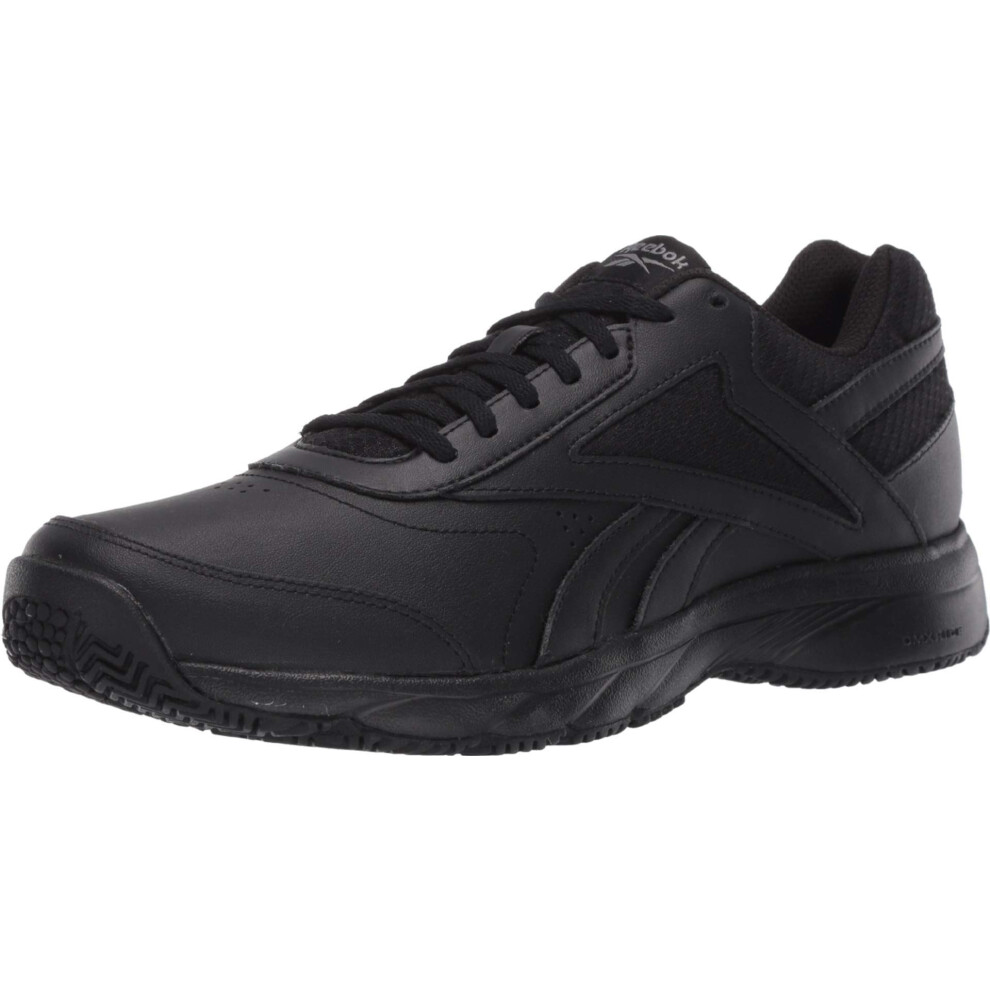 Reebok Men's Work N Cushion 4.0 Walking Shoe  Velcro Strap/Black  7