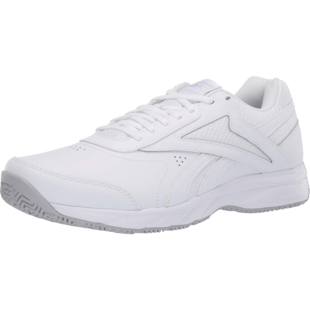 Reebok Men's Work N Cushion 4.0 Walking Shoe  White/Cold Grey  7 M US