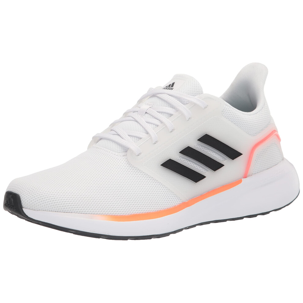 adidas Men's EQ19 Trail Running Shoe  White/Carbon/Solar Red  7.5