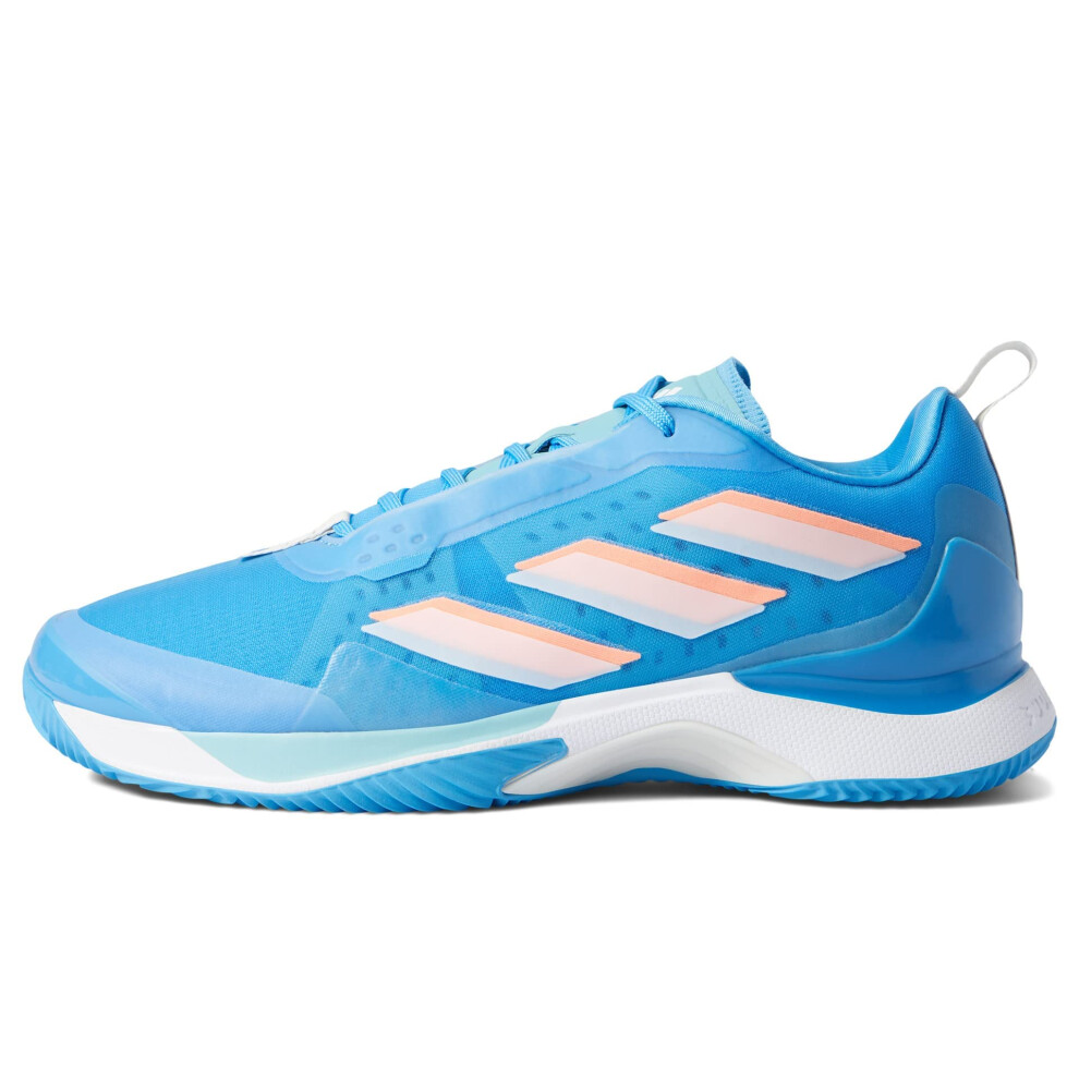 adidas Women's Avacourt Tennis Shoe  Pulse Blue/White/Mint Ton (Clay)