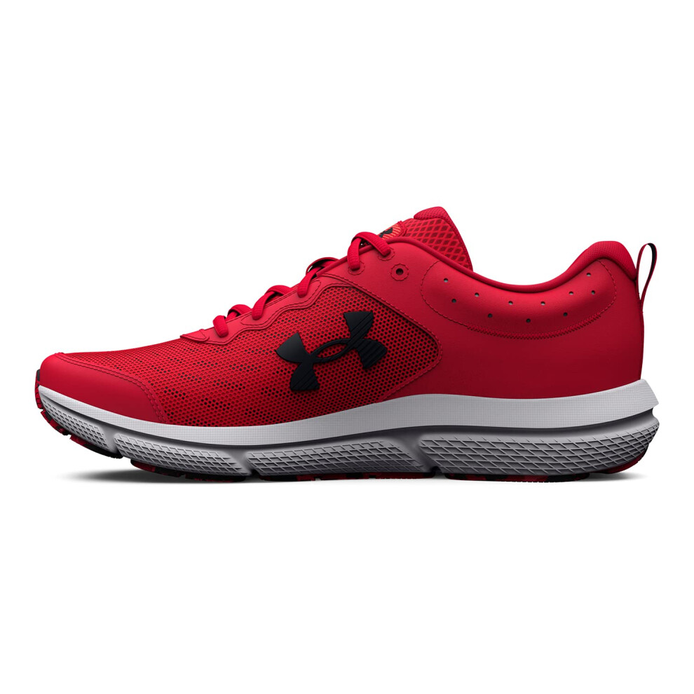 Under Armour Men's Charged Assert 10 Shoes, (600) Red/Red/Black, 10.5