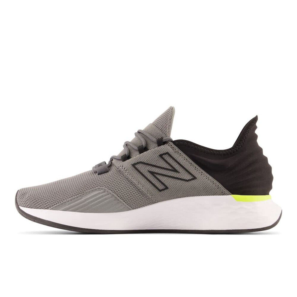 New Balance Men's Fresh Foam Roav V1 Running Shoe  Harbor Grey/Neon Dr