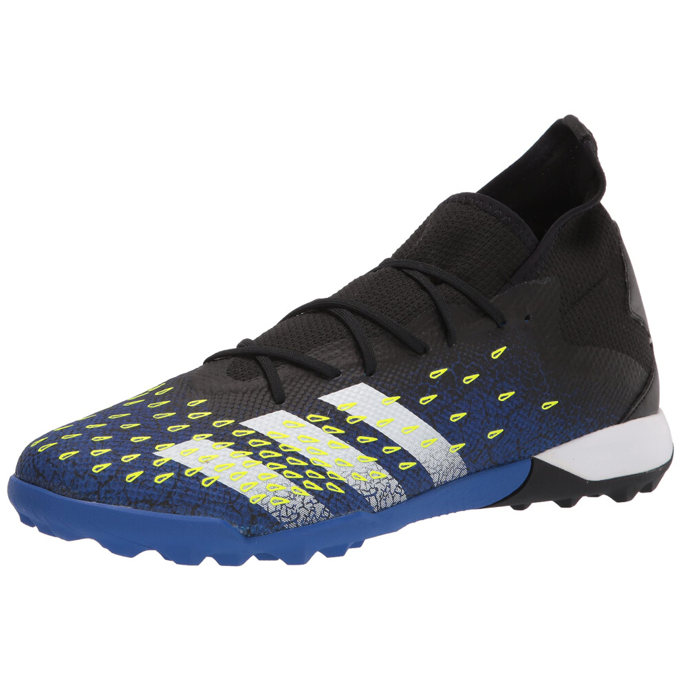 adidas Predator Freak .3 Turf Soccer Shoe (mens) Black/White/Solar Yel