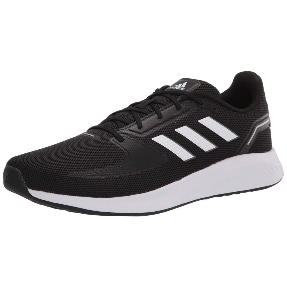 adidas Men's Runfalcon 2.0 Running Shoe  Black/White/Grey  13