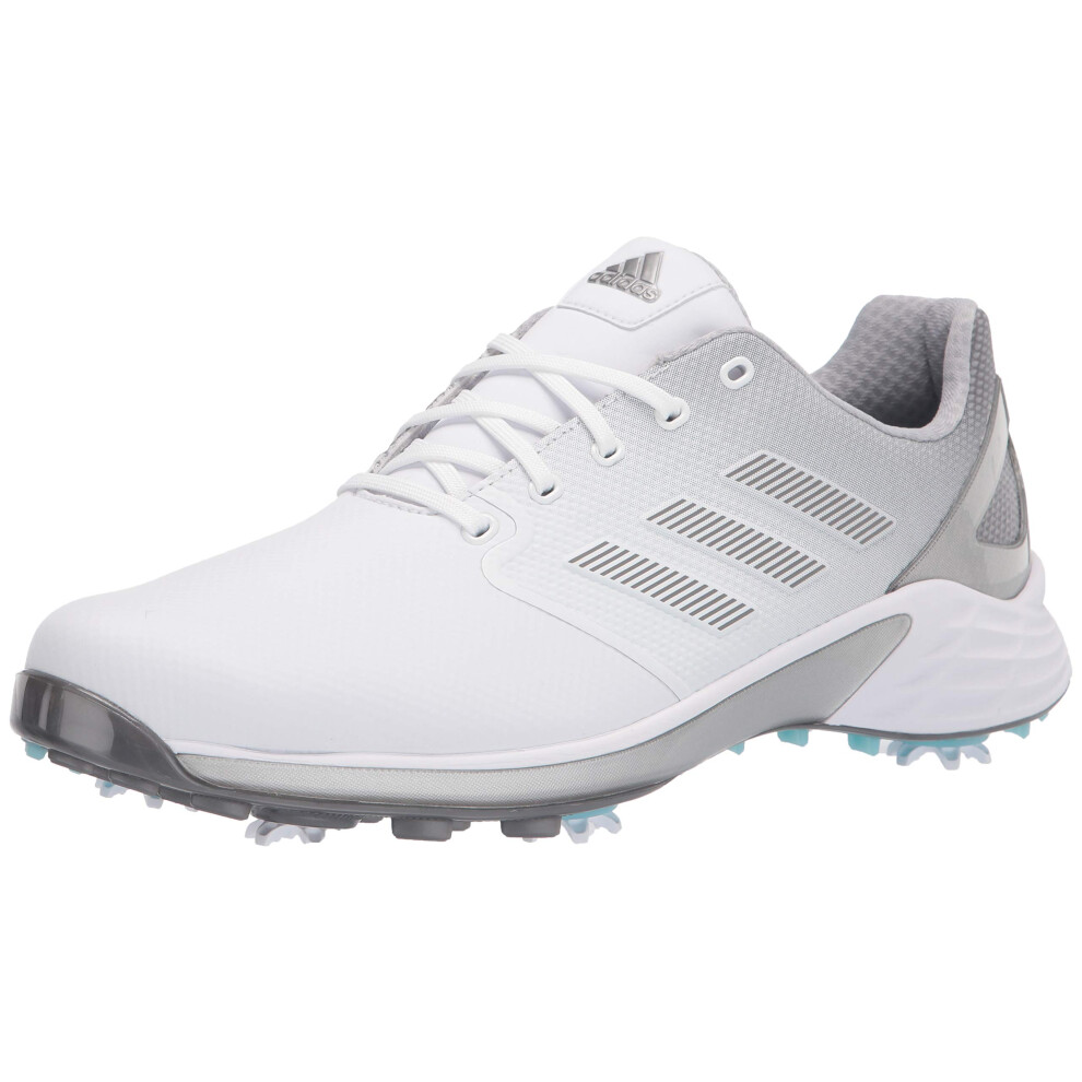 adidas Men's ZG21 Golf Shoes  Footwear White/Dark Silver Metallic/Grey