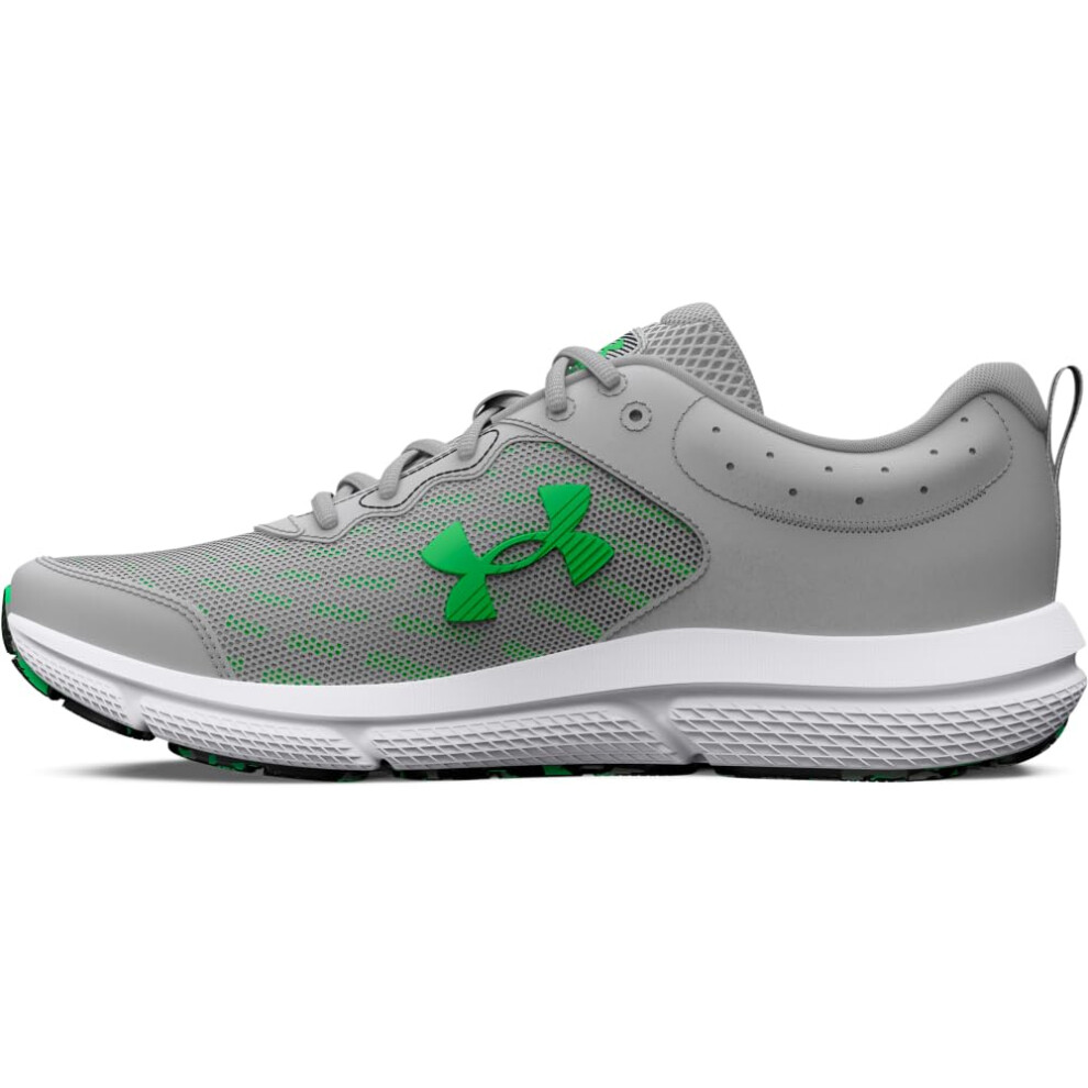 Under Armour Men's Charged Assert 10  (103) Mod Gray/Mod Gray/Green Sc