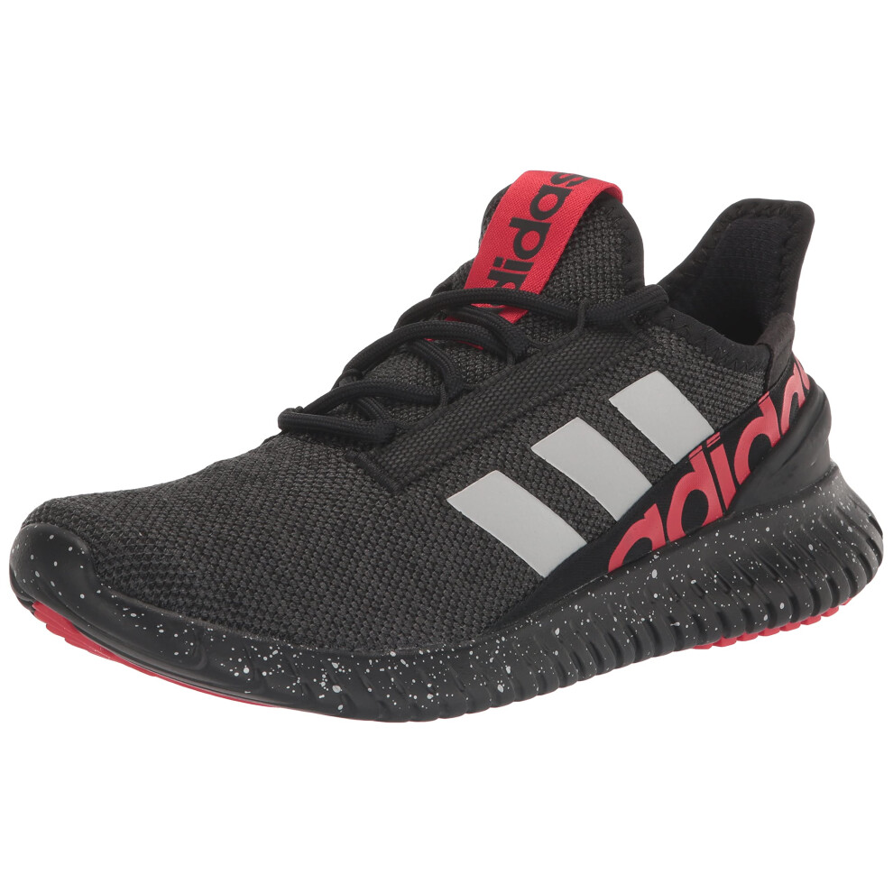 adidas Men's Kaptir 2.0 Running Shoe  Black/Matte Silver/Better Scarle