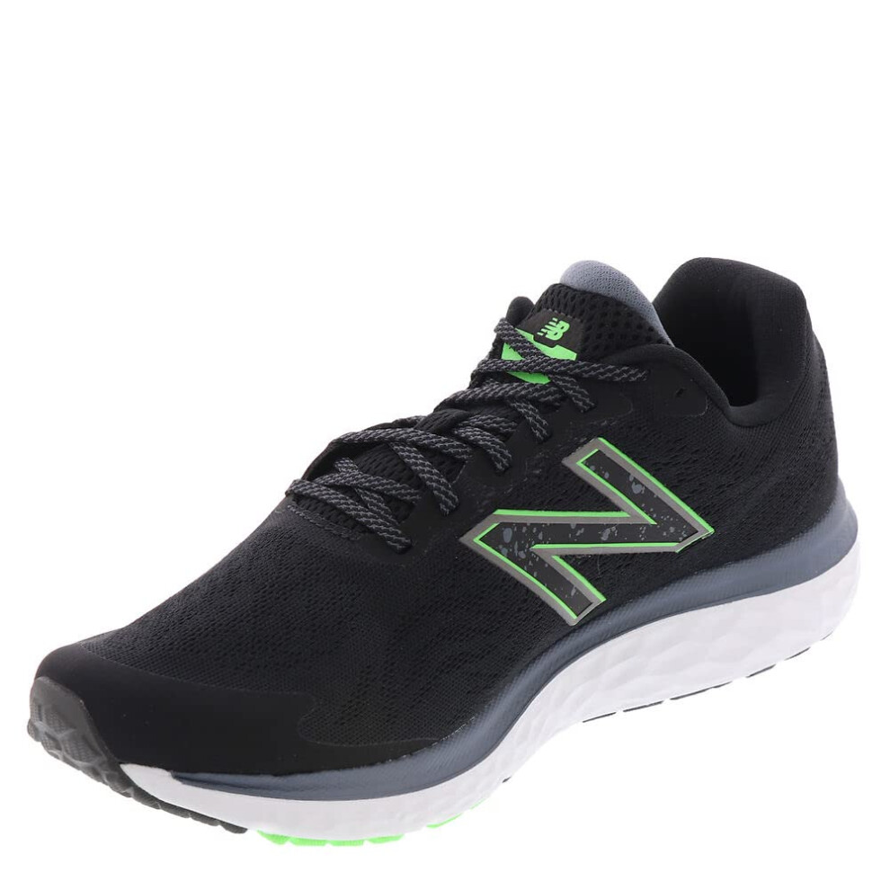 New Balance mens 680 V7 Running Shoe 10 X-Wide Black/Vibrant Spring