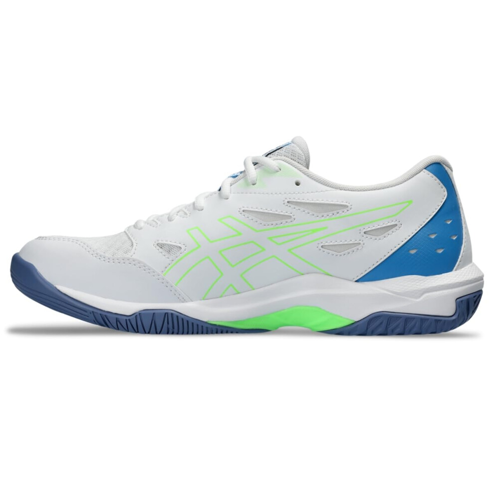 ASICS Men's Gel-Rocket 11 Volleyball Shoes  10  White/Lime Burst